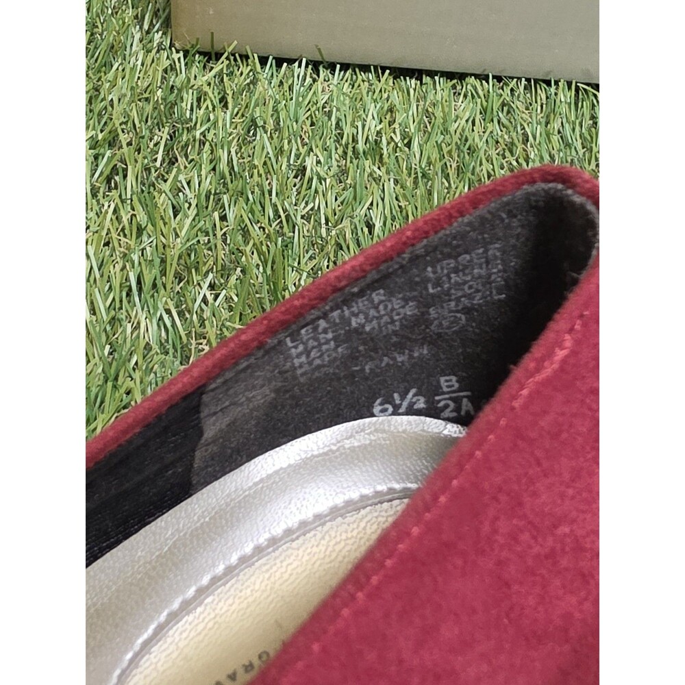 Vintage Easy Spirit ESFAWN Red Apple Suede Anti Gravity Heels Size 6 1/2 NIB - Picture 7 of 16